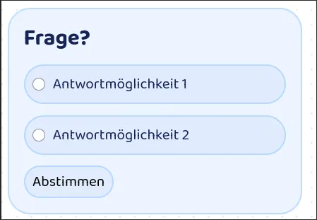 Umfragenwidget